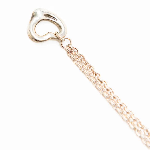 Tiffany & Co. Silver Open Heart Bracelet - Picture 7 of 8